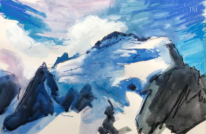 First light on the Barre des Ecrins